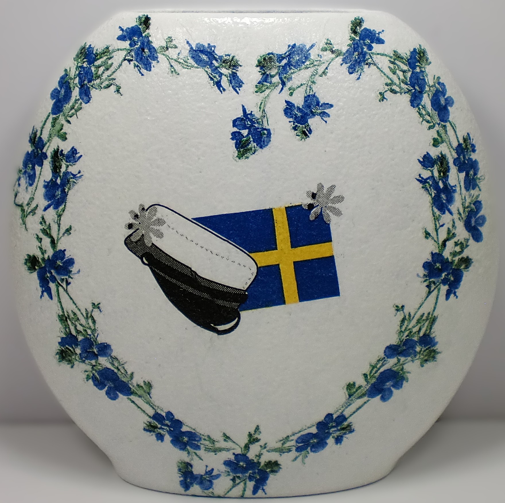 Flaskdekoration  Vinflaska Blomvas