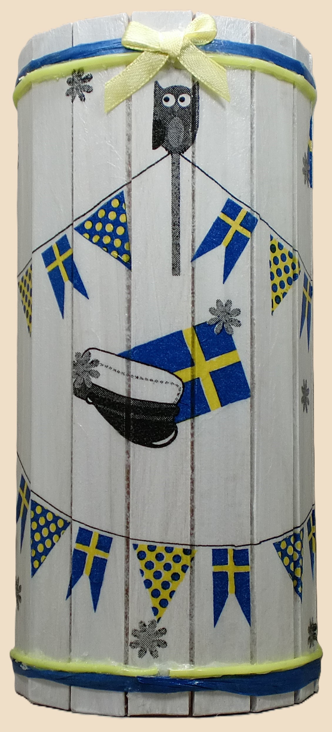 Flaskdekoration  Vinflaska Blomvas