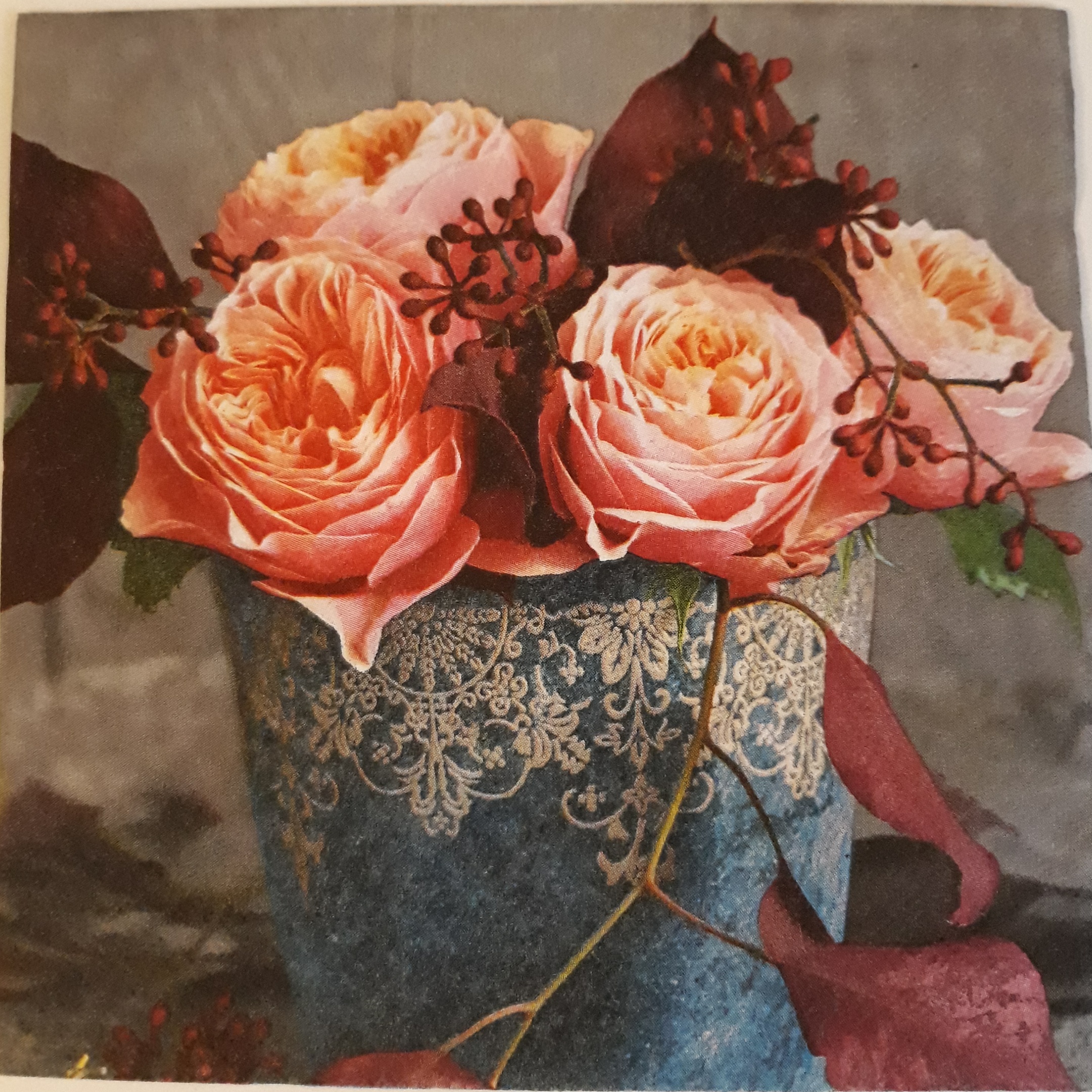 vinflaskhållare i burkform