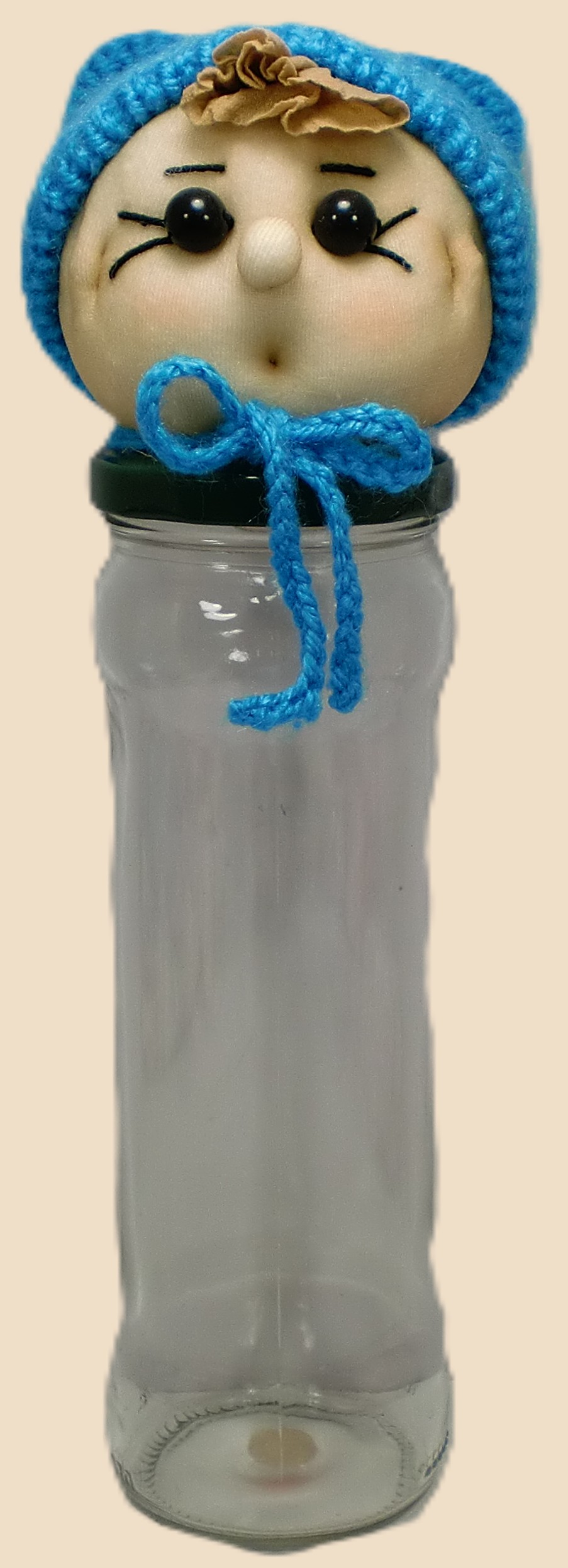 Flaskdekoration  Vinflaska Blomvas