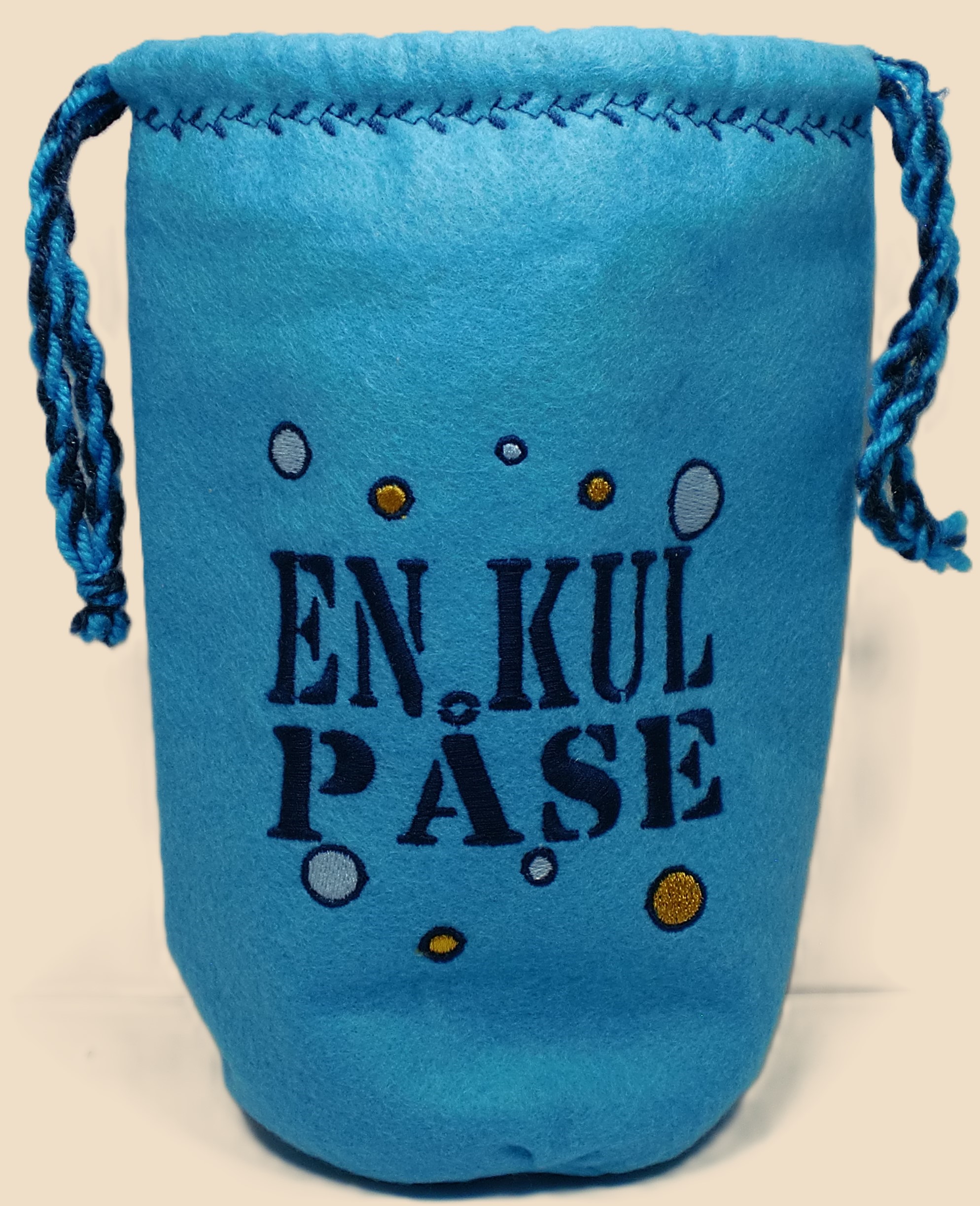 Maskinbroderad disktrasa
